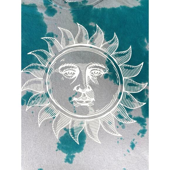 Golden Hour Sun & Moon Tie-Dye T-Shirt OS - Picture 5 of 7